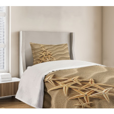 Triangular Shaped Starfish Bedspread Set