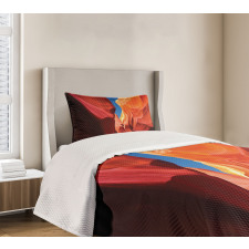 Vibrant Tone Sandstones Bedspread Set