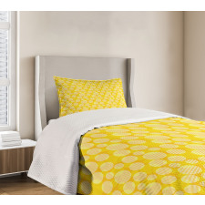 Geometric Striped Bedspread Set