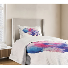 Watercolor Splash Abstract Bedspread Set