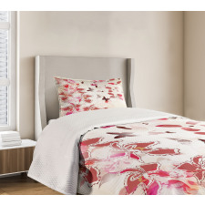 Orchids Butterflies Tropic Bedspread Set