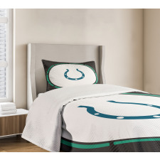 Horseshoe Wild West Luck Bedspread Set