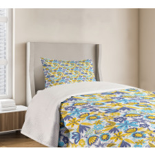 Chrysanthemum and Butterfly Bedspread Set