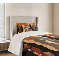 Night out with Friends Theme Bedspread Set