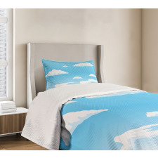 Summer Season Weather Pattern Bedspread Set