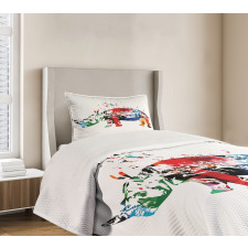 Musical Notes Animal Bedspread Set