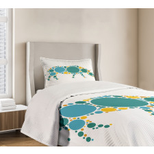 Abstract Fauna Design Bedspread Set