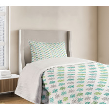 Petals with Dots Paisleys Bedspread Set