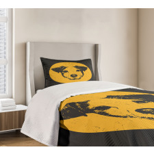 Portrait Pet Sketch Bedspread Set