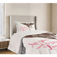 All You Need is Love Bedspread Set