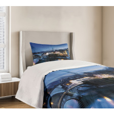 Classical Buildings Bedspread Set