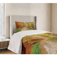 Colorful Autumnal Landscape Bedspread Set