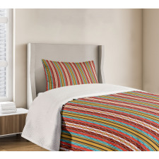 Tribal Boho Artwork Print Bedspread Set