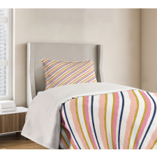 Abstract Soft Brush Paint Bedspread Set