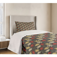 Vintage Style Flowers Deco Bedspread Set