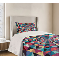 Visual Patchwork Retro Bedspread Set