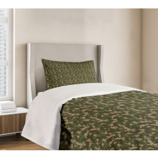 Jungle Marsh Camo Art Bedspread Set