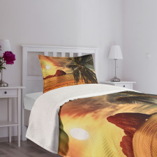 Havana Seashore Sunny Bedspread Set