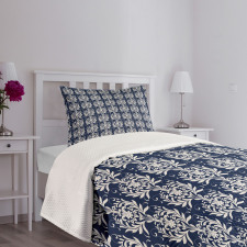 Classic Botanical Motif Bedspread Set