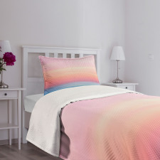 Ombre Sunset Calm Ocean View Bedspread Set