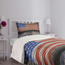 Patriotic National Flag Bedspread Set