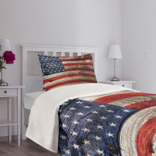 Independence Day Wall Bedspread Set