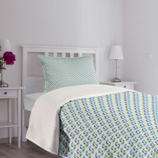 Motif with Triangles Art Bedspread Set