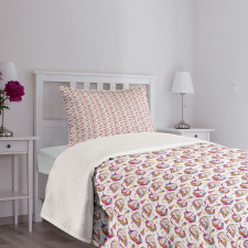 Magic Horse Ice Cream Bedspread Set