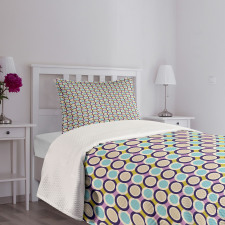 Nostalgic Groovy Rounds Bedspread Set