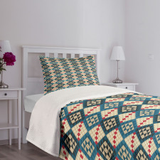 Braided Mosaic Art Bedspread Set