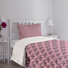 Feminine Romantic Flowers Bedspread Set