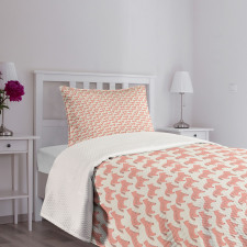 Horse Pattern Bedspread Set