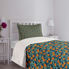 Mandarin Branches Bedspread Set