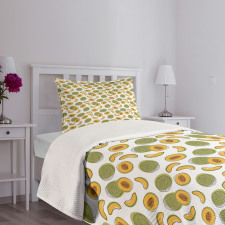 Japanese Melons Bedspread Set