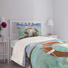 Summer Exotic Sea Bedspread Set