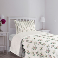 Anemone Flower Paintings Bedspread Set