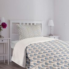 Protea Flowers Pattern Bedspread Set