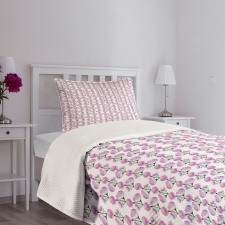 Watercolor Spring Art Flower Bedspread Set