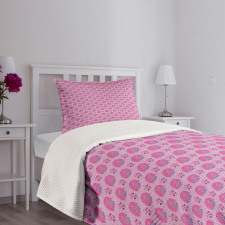 Exotic Avian and Hearts Bedspread Set