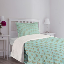 Exotic Coconut Palm Trees Bedspread Set