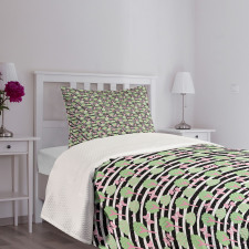 Childish Butterfly and Tree Bedspread Set