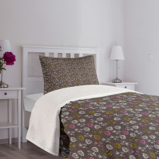 Autumn Pine Cone Bedspread Set