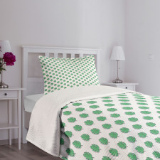 Hawaiian Arcadia Monstera Bedspread Set