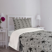 Creative Modern Stars Dots Bedspread Set