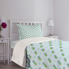 Honey Lovers and Crowns Bedspread Set