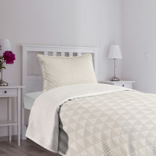 Modern Dotted Triangles Bedspread Set