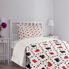 Tourist Poker Cards Bedspread Set