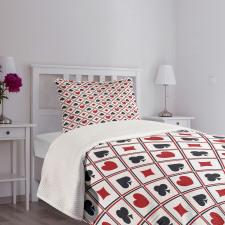 Holdem Gambler Modern Bedspread Set