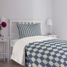 Floral Inspired Patchwork Bedspread Set