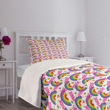 Vivid Pixel LGBT Theme Bedspread Set